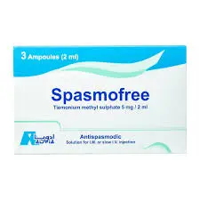 SPASMOFREE 5MG/2ML I.V./I.M. 3 AMP.