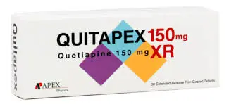 QUITAPEX 150 MG XR 30 F.C.TABS.