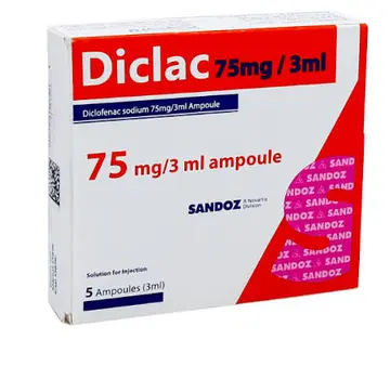 DICLAC 75/3 MG 5 AMP