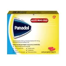 PANADOL ACUTE HEAD COLD 20  TABS