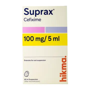 SUPRAX 100 MG/5 ML ORAL SUSP. 60ML