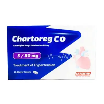 CHARTOREG CO 80 / 5 MG 28 TABS.