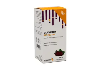 CLAVIMOX 457MG/5ML ORAL SUSP. 75ML