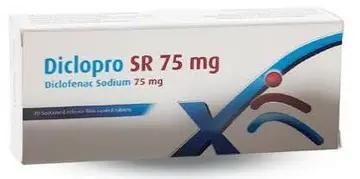 DICLOPRO SR 75 MG 20TABS