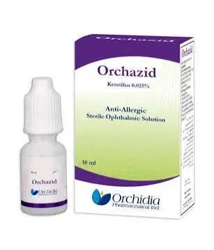 ORCHAZID 0.025% EYE DPS 10ML.