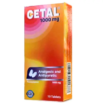 CETAL 1000MG 15 TAB