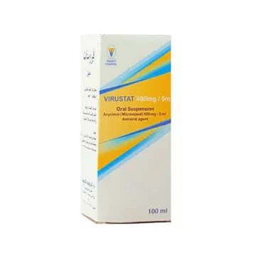 VIRUSTAT 400MG/5ML SUSP. 100 ML