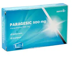 PARAGESIC 500MG 5 SUPP